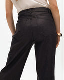 Coated Wide Leg Jeans
