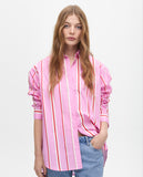 Striped Oversize Poplin Shirt