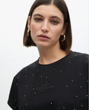 T-shirt with Bead Details