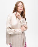 Waxed Effect Oversize Shirt