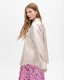 Waxed Effect Oversize Shirt