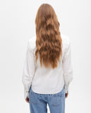 Fitted Poplin Shirt with Removable Bow Tie and Laser Cut Logo