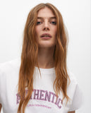 Positional Print Sleeveless T-Shirt