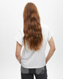 Positional Print Sleeveless T-Shirt