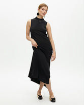 Halter Neck Lurex Knit Dress