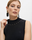 Halter Neck Lurex Knit Dress