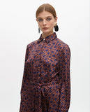 Logo Printed Shirt Dress