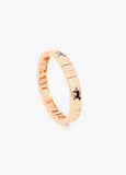 lf2603014-Set of custom lacquered elastic bracelets-Metal-Brown