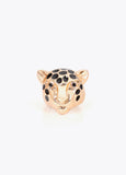 lf2603025-Leopard head ring-Gold