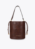 lf2604013-Textured leather effect shopper-Brown