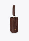 lf2604013-Textured leather effect shopper-Brown