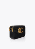 lf2604019-Crossbody bag braided material-Black
