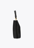 lf2604033-Shopper with chain detail and leopard logo-Black