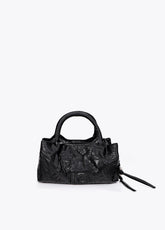 lf2604041-Bowling with wrinkled skin effect-Black