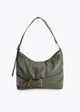 lf2604042-Hobo with belt detail-Khaki