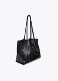 lf2604061-Shopper studded star and heart-Black