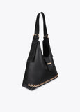 lf2604063-Shopper with eyelets-Black