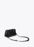 lf2604086-Padded shoulder bag with knot detail with LC-Black
