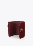 lf2612007-Crocodile effect coin purse-Bordeaux