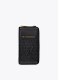 lf2612027-Stitching logo mobile phone case-Black