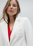 Embroidered blazer
