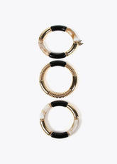 Pack of bracelets with acrylic pieces