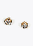 Two-tone multi-hoop earrings
