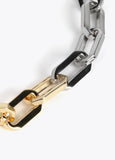 Two-tone chain link necklace