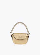 Mini metallic crossbody bag