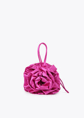 Satin flower bag