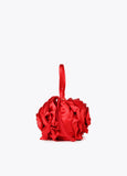 Satin flower bag