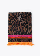Leopard print wrap
