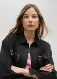 Studded overshirt