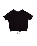 تي شيرت بحواف مرصعة