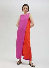 بلوزة طويلة بلونين