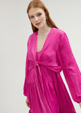 جاكيت بوليرو مزين بعقدة