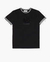 Short sleeve T-shirt with front flower detail