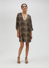 Short animal print Kurta dress
