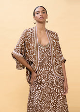Spotted Print Kimono