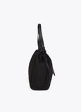Nylon and PU Shopper Bag