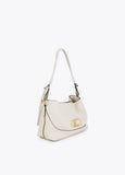 Faux Leather Crossbody Braided Handle and Bow