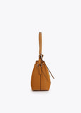 Faux Leather Crossbody Braided Handle and Bow