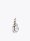 Golden Bucket Bag with Embossed Logo