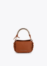 Mini Crossbody Bag with Cut-Out Metallic Handle