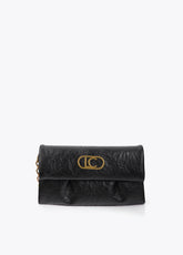 Flap Crossbody with Pleats