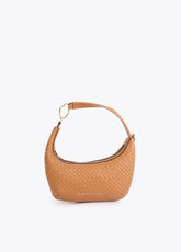Woven Half Moon Bag