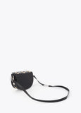 Banana bag with gold and silver studs