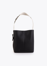 Contrast Handle Nylon Shopper