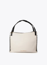 Shopper with Contrasting Braided Detail