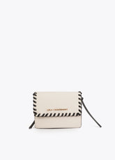 Crossbody Bag with Contrast Braided Detail